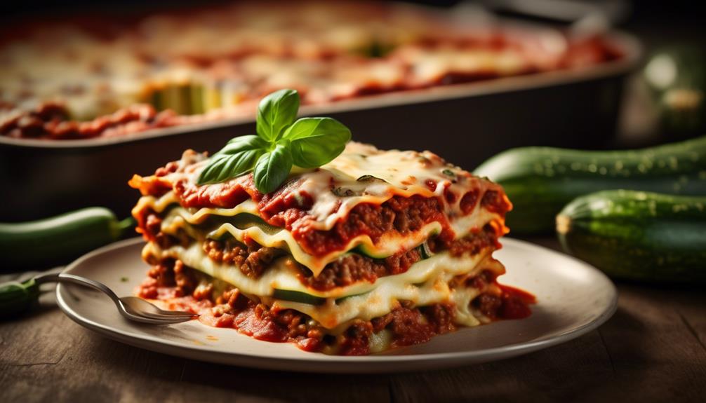 meaty zucchini lasagna recipe