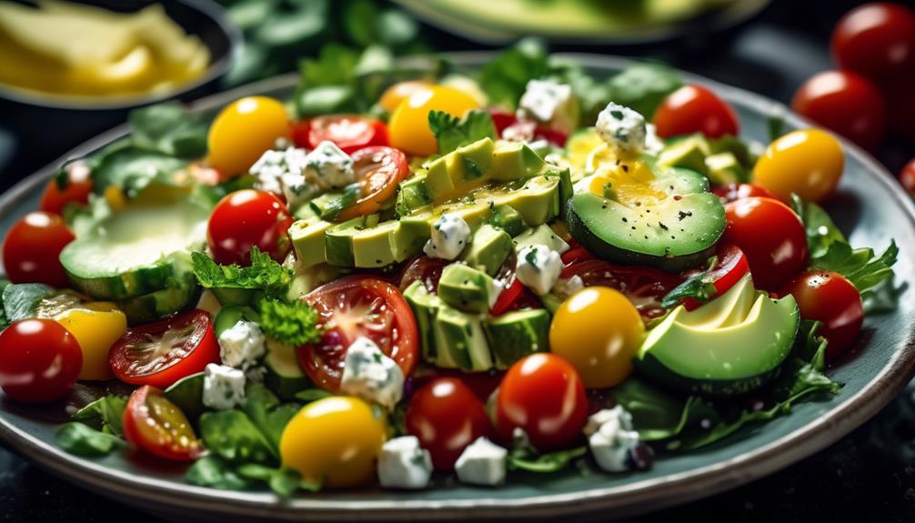 mediterranean keto salad recipes