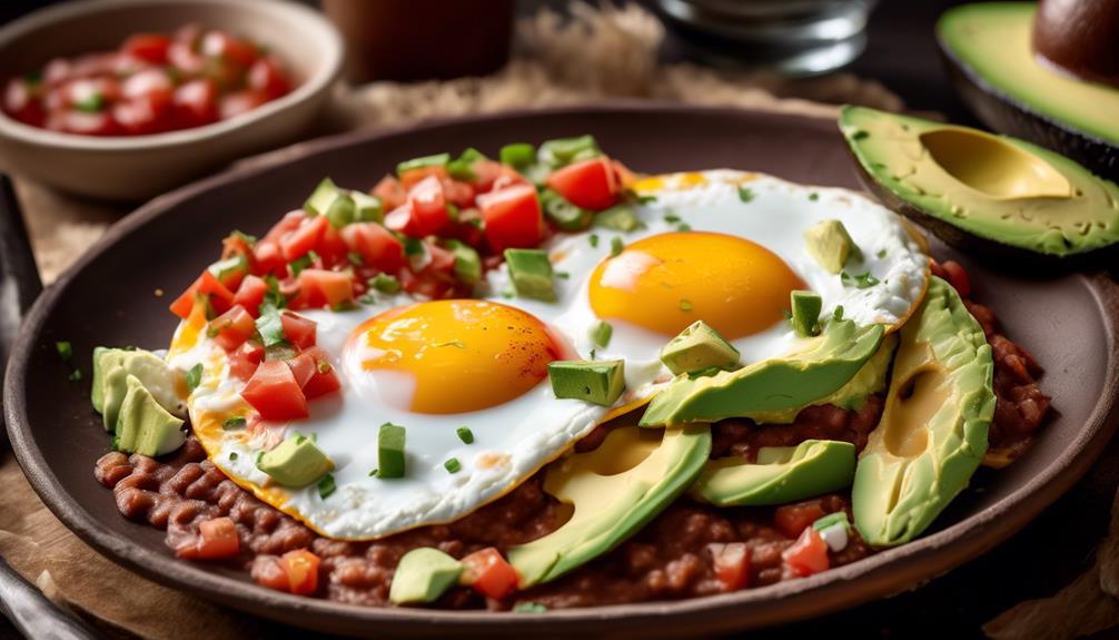 mexican breakfast with eggs