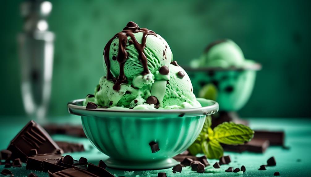 minty chocolatey cold delight