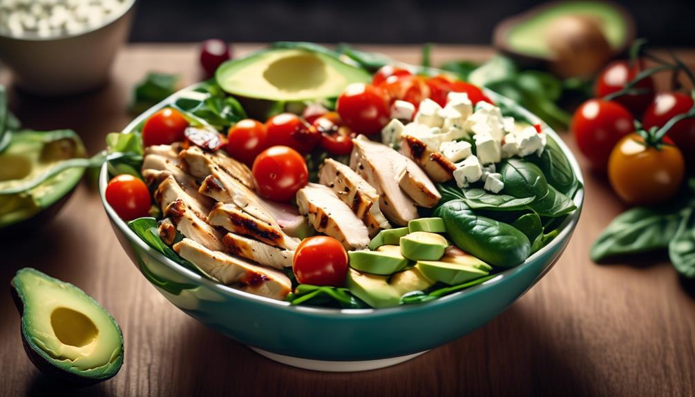 muscle building requires high protein keto salads