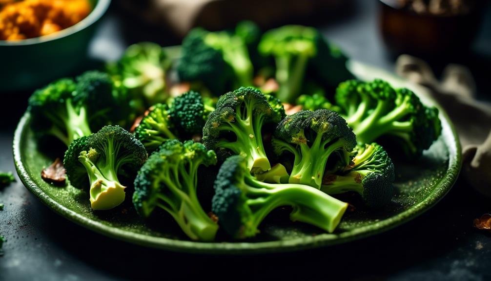 nutritious vegetable with green florets