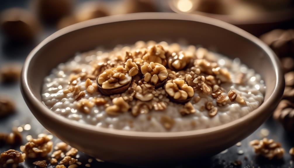 nutty porridge with sesame