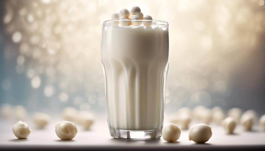 plant based macadamia milk alternative