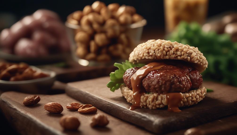 plant based meat made with nuts