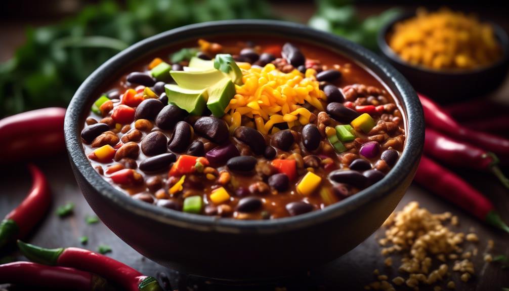 plant based protein packed chili