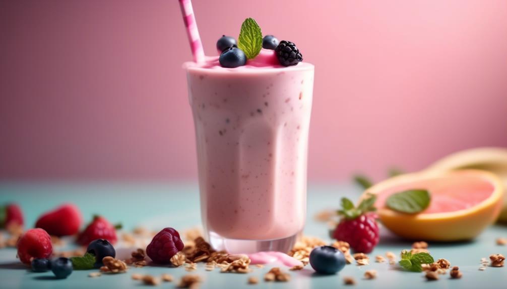 protein packed greek yogurt smoothies