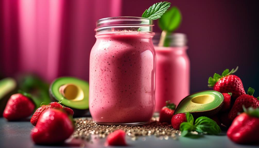 refreshing and creamy smoothie