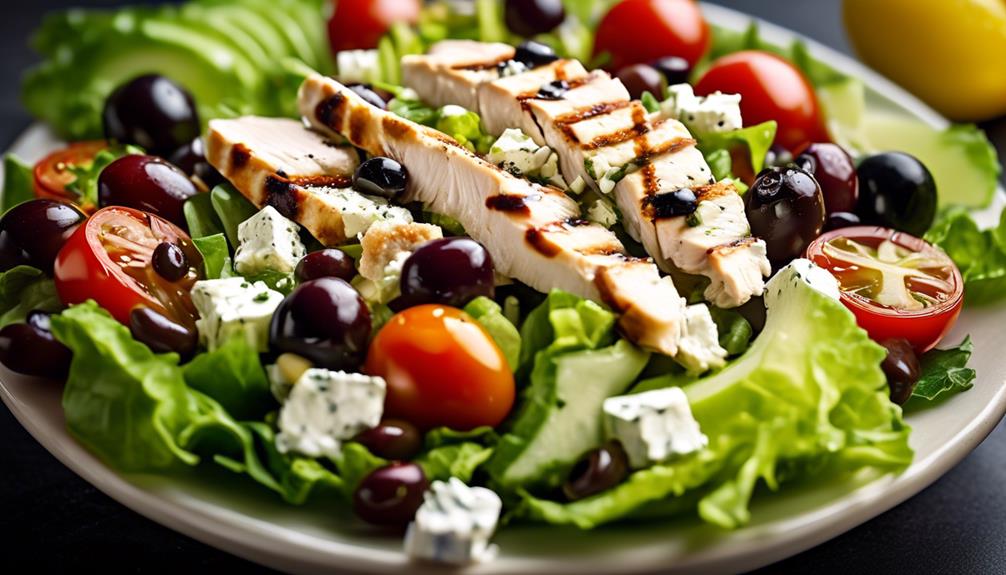 refreshing and flavorful greek salad