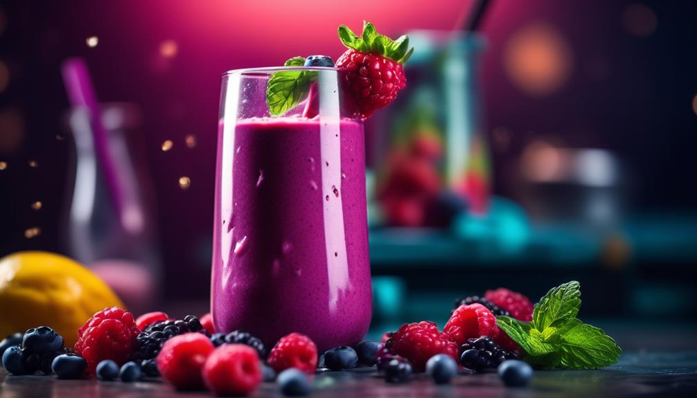 refreshing and fruity smoothie