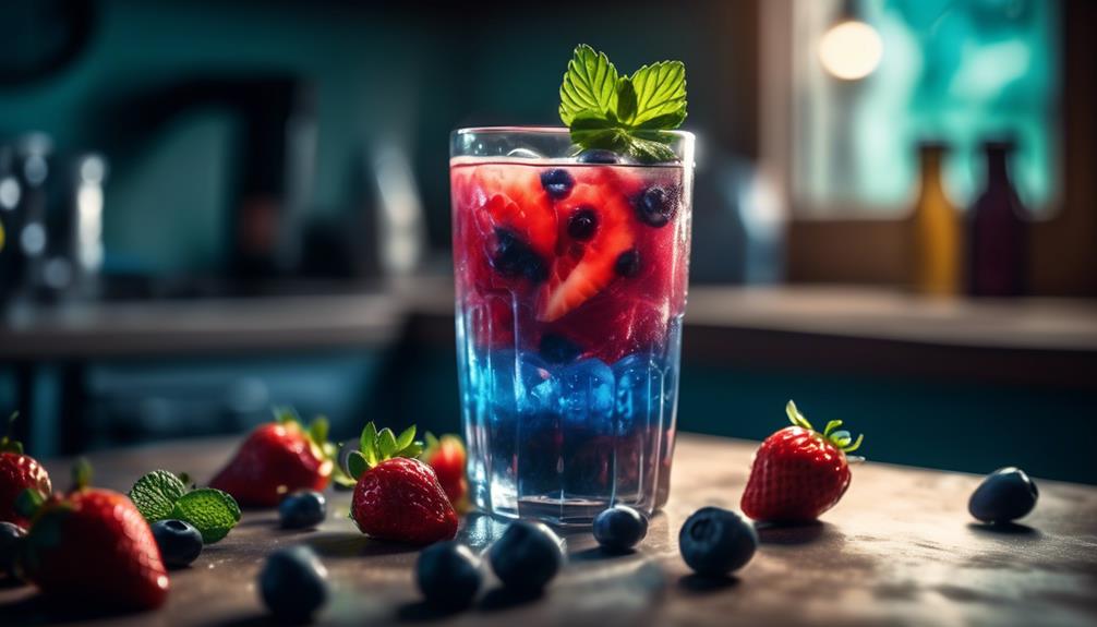 refreshing berry infused hydration