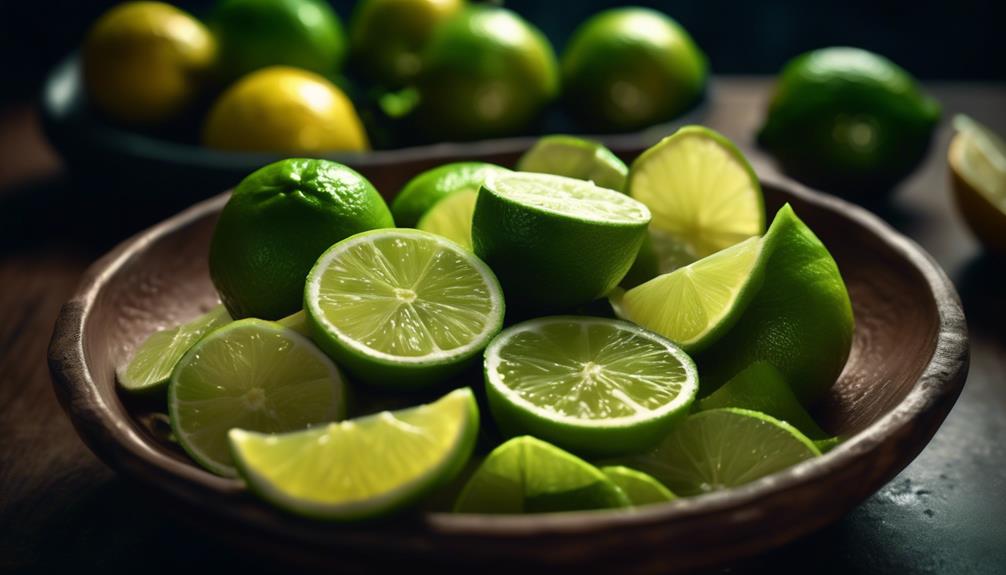 refreshing citrus fruit garnish