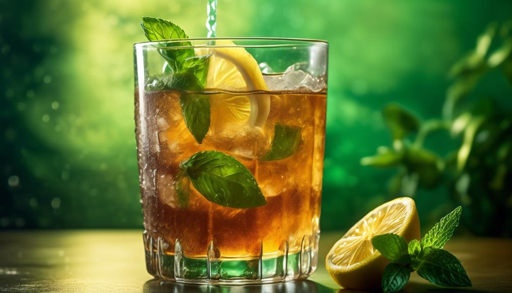 refreshing herbal iced tea