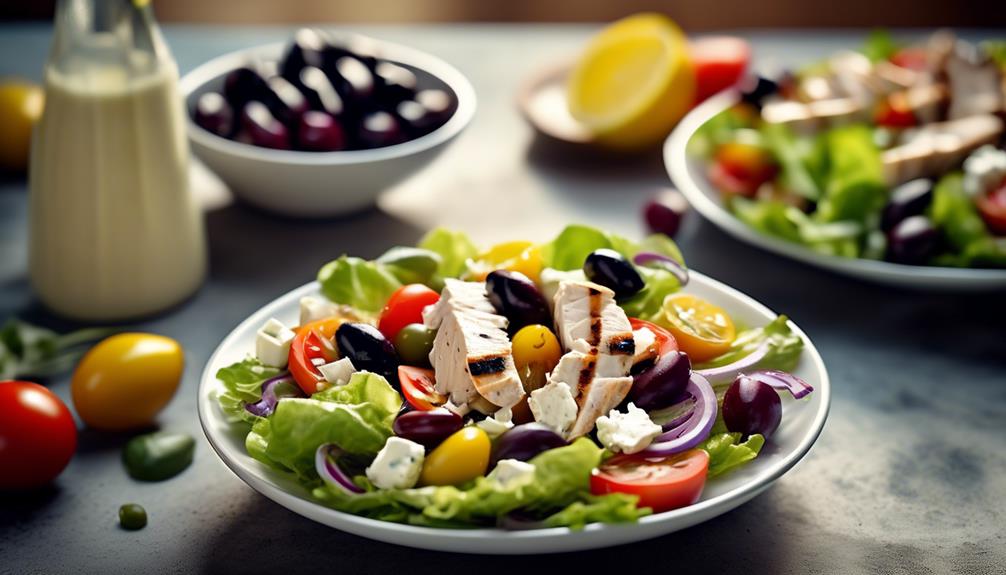 refreshing mediterranean chicken salad