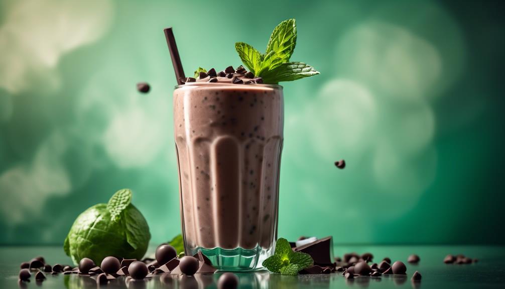 refreshing mint meets chocolate