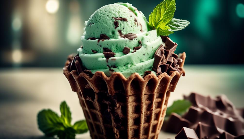 refreshing mint meets chocolate