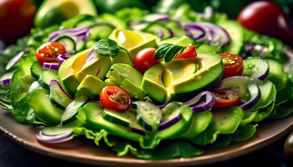 refreshing summer vegetable salad