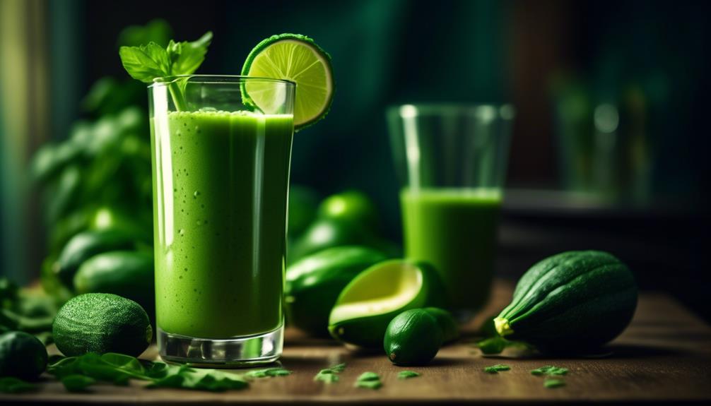 refreshing summer zucchini smoothie