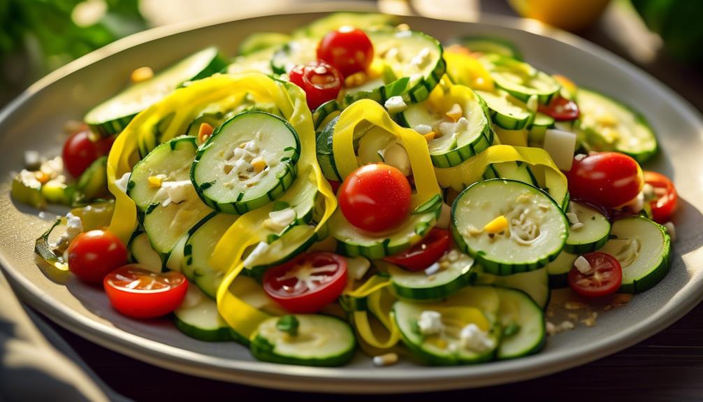 refreshing zucchini salad recipe