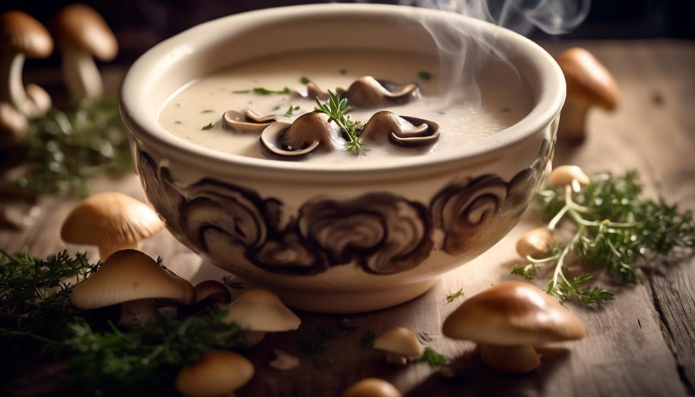 rich and flavorful mushroom soup