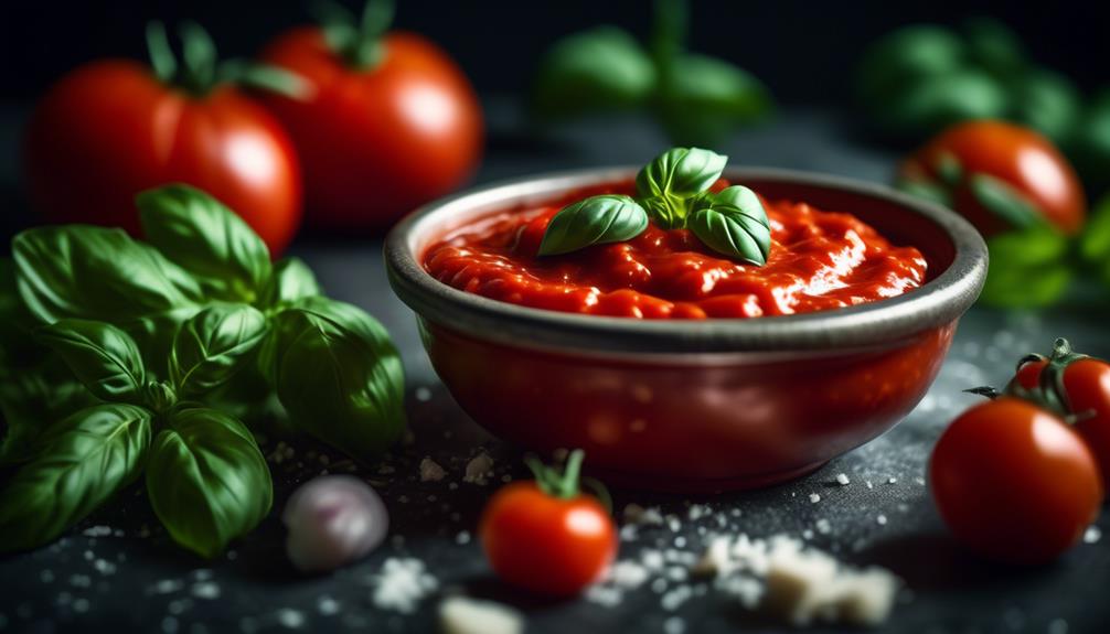 rich and flavorful tomato sauce