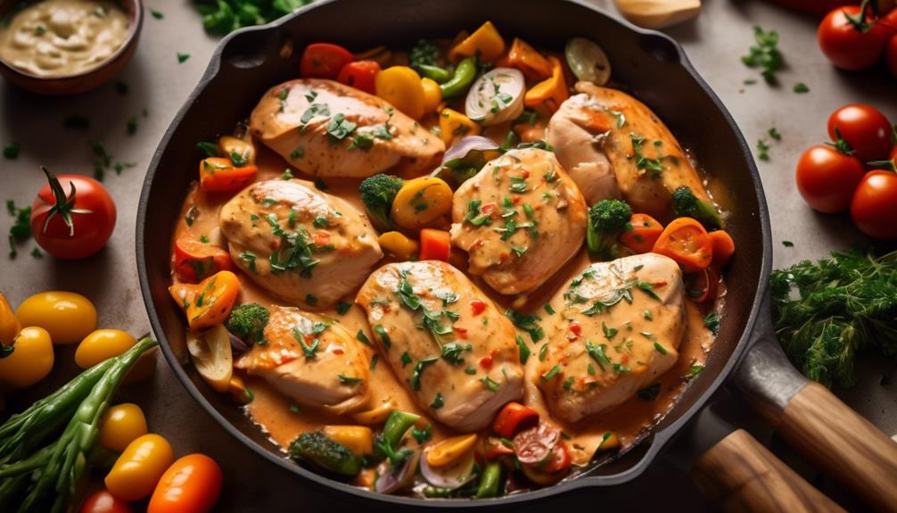 rich and savory chicken