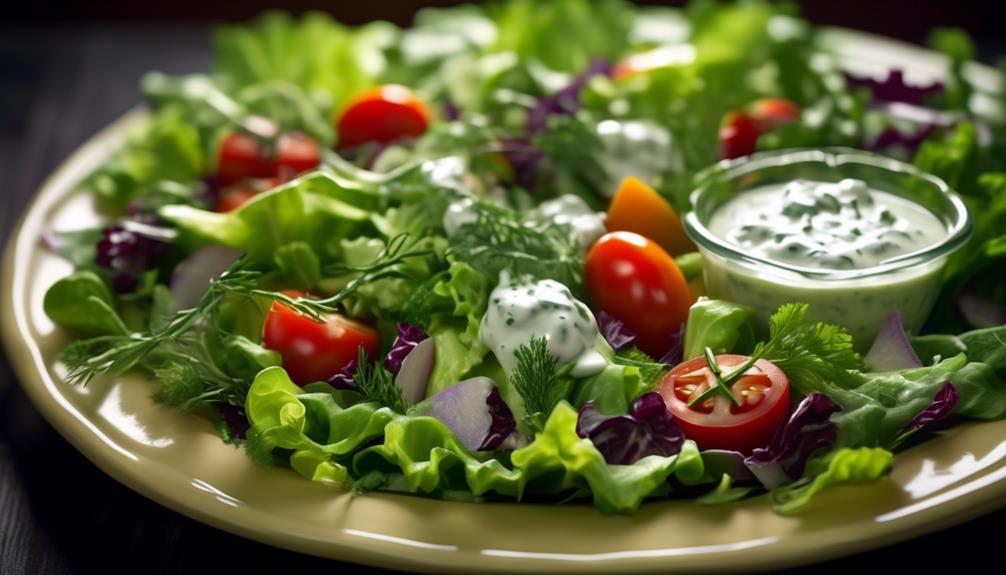 rich and tangy dill dressing