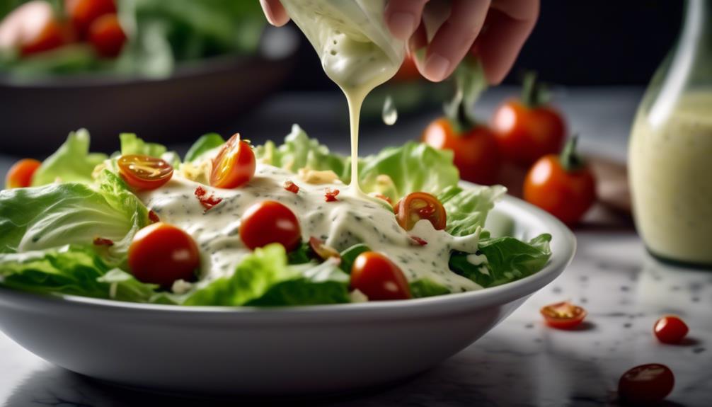 rich and tangy salad dressing