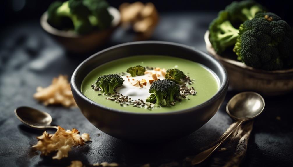 rich and velvety broccoli soup