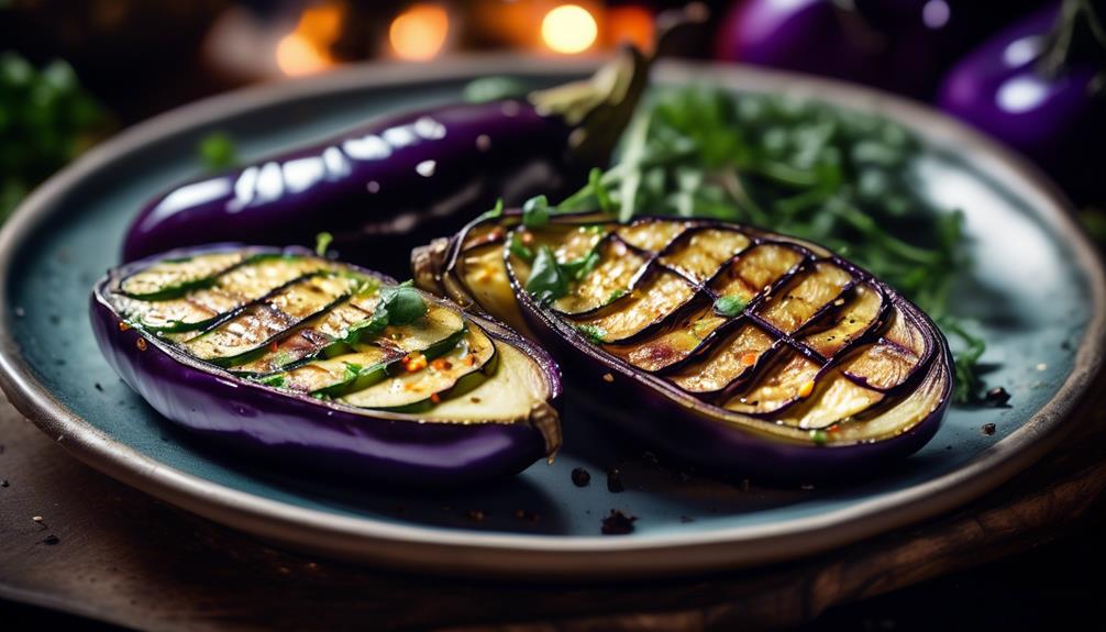 roasted eggplant with spices