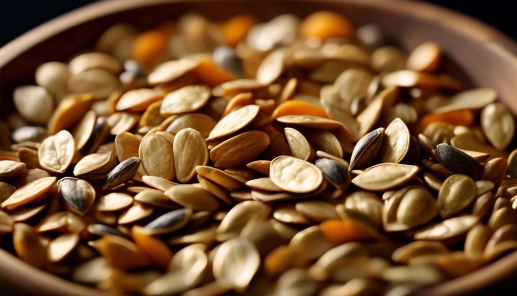 roasted pumpkin seeds snack