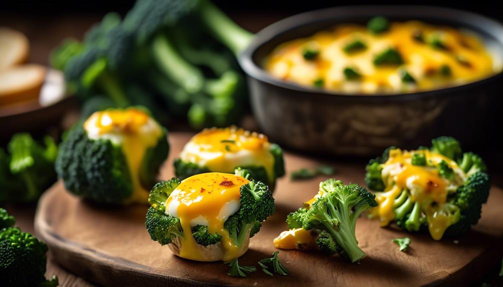 savory breakfast with broccoli