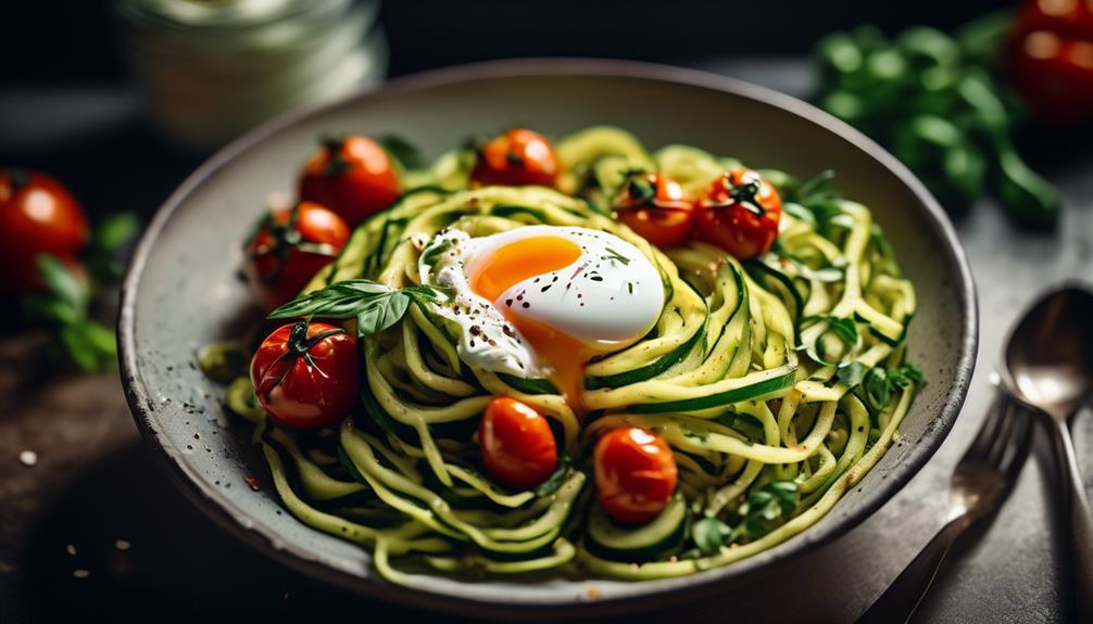 savory breakfast with vegetables