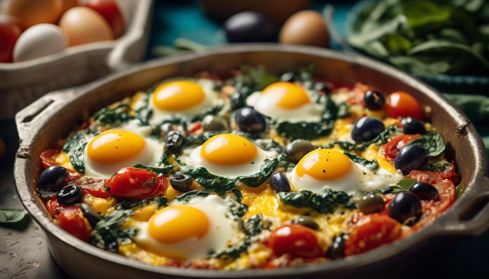 savory brunch with mediterranean flavors