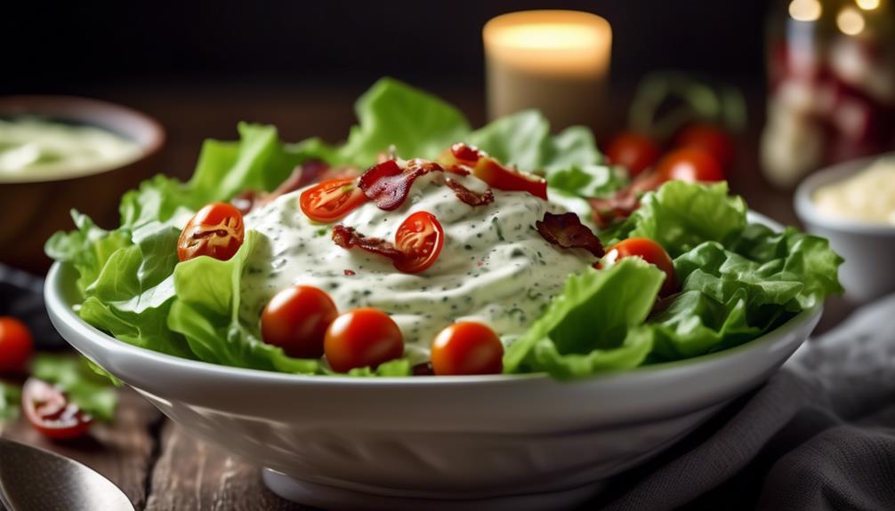 savory dressing with garlic