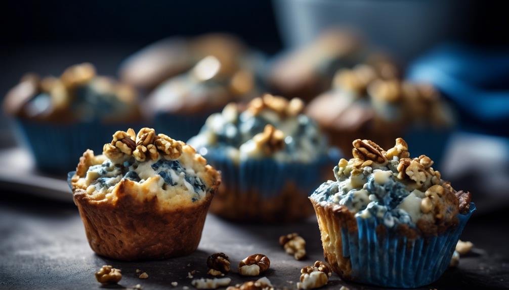 savory muffins with nuts