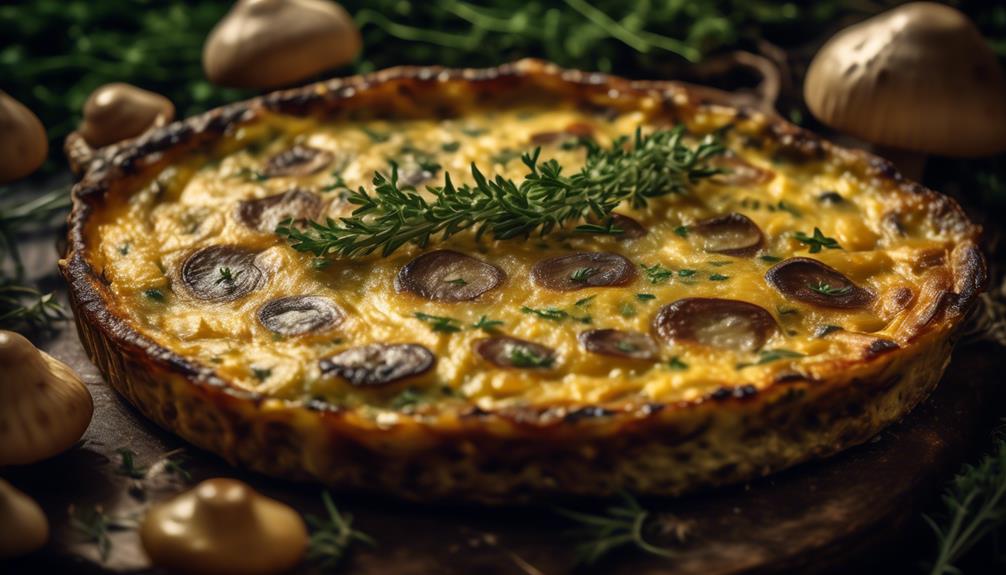 savory mushroom and swiss