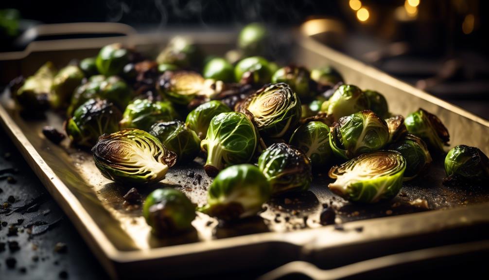 savory parmesan complements sprouts