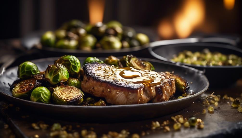 savory pork chops with glaze