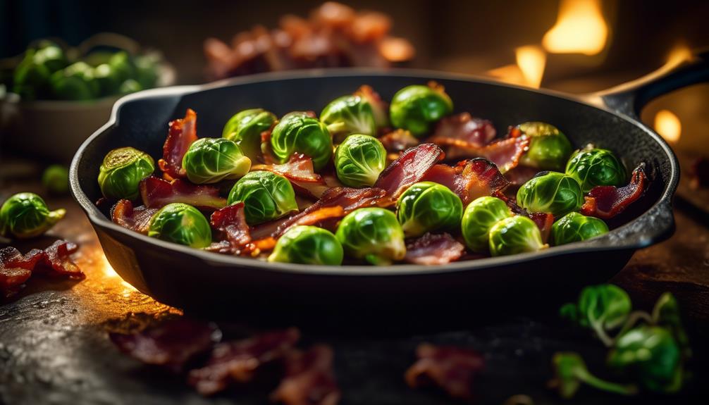 savory skillet with bacon