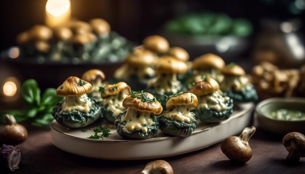 savory stuffed mushrooms recipe