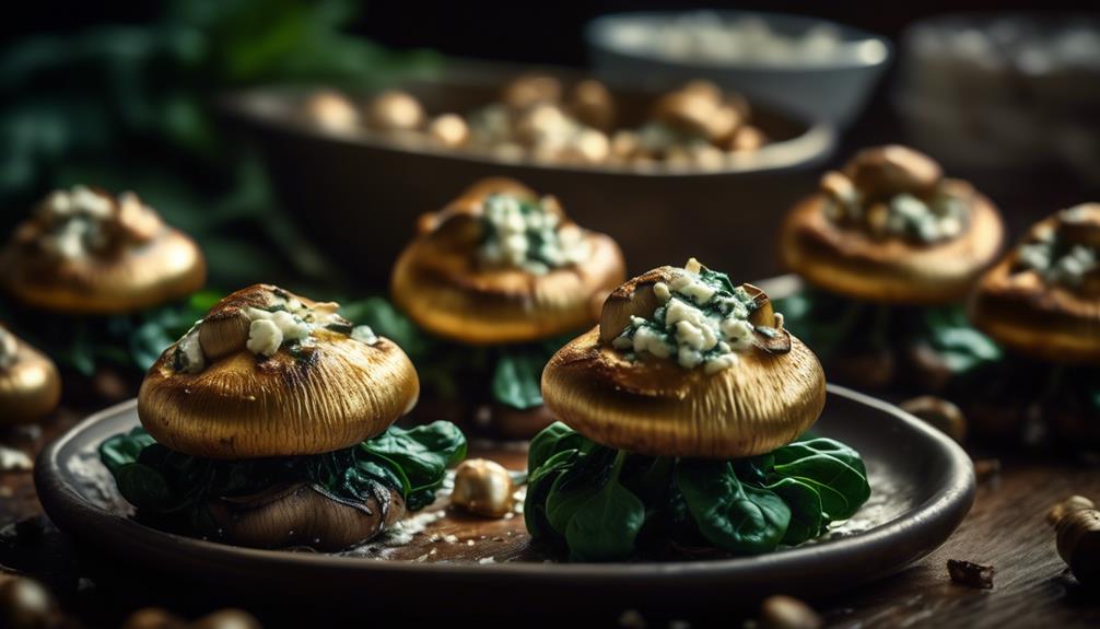 savory stuffed mushrooms recipe