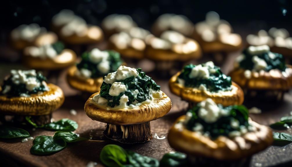 savory stuffed mushrooms recipe