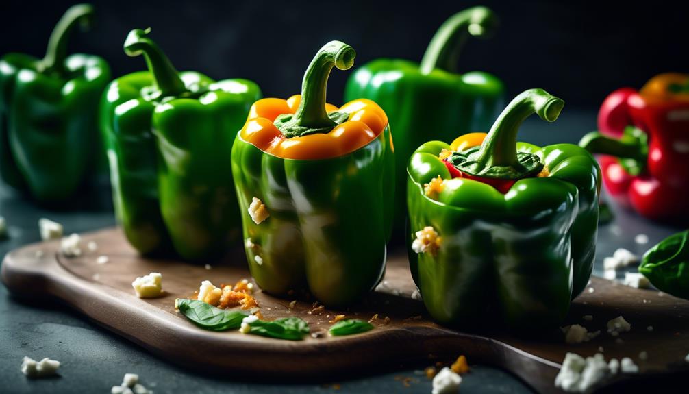 savory stuffed peppers recipe