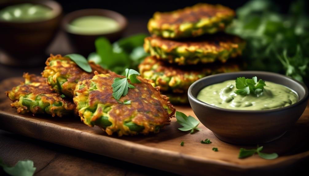 savory zucchini fritters recipe