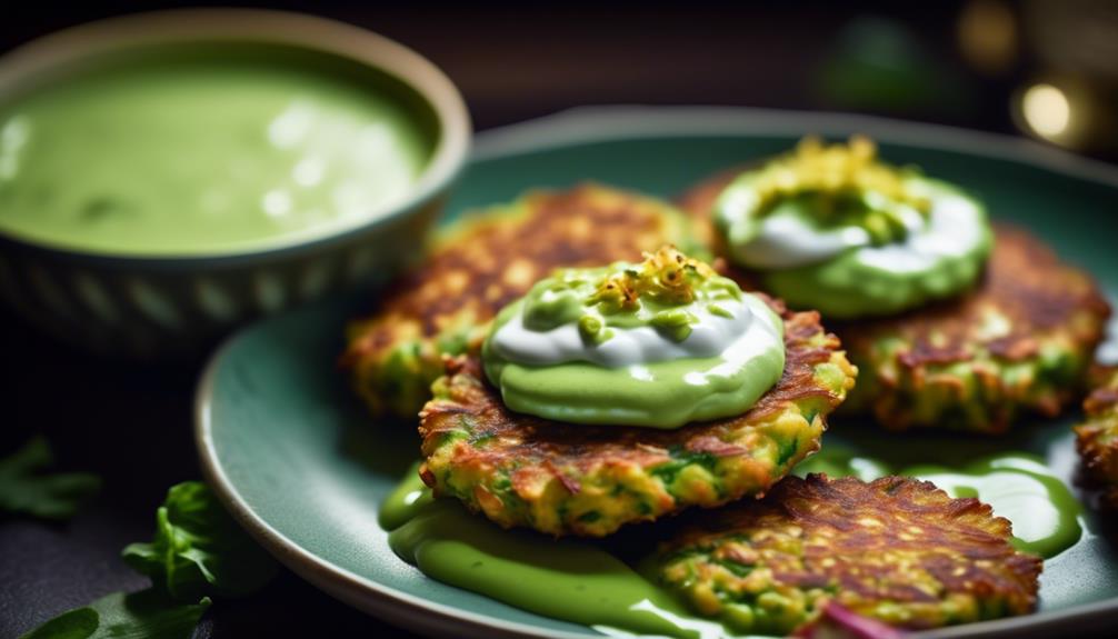 savory zucchini fritters recipe