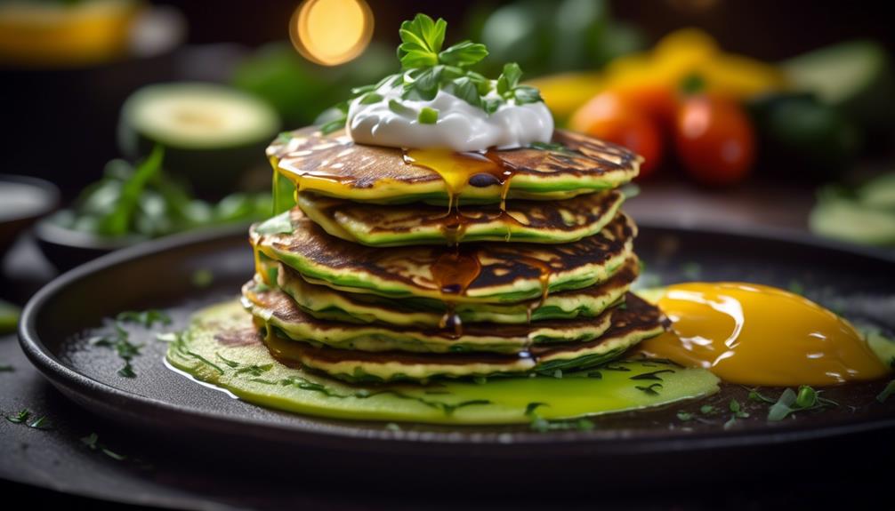 savory zucchini pancakes recipe