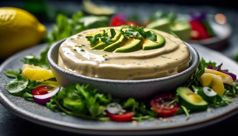 smooth and tangy dressing