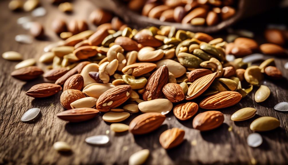 snacks with nuts and seeds