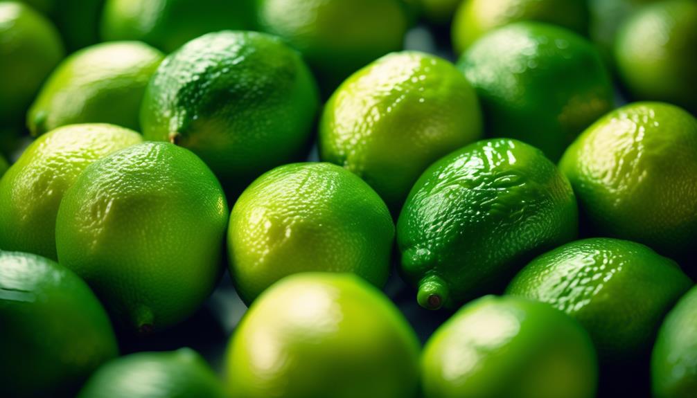 sour green citrus fruit